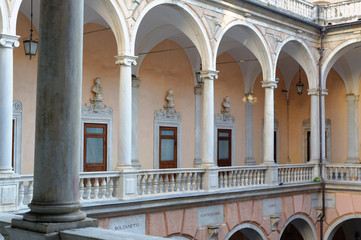 Genova, Liguria, Italia,  cattedrale e palazzi storici