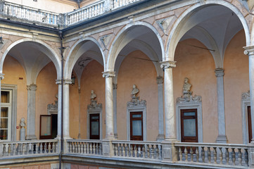 Fototapeta na wymiar Genova, Liguria, Italia, cattedrale e palazzi storici