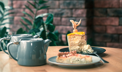 breakfast in the cafe