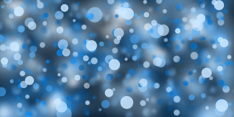 Blue bokeh, abstract background