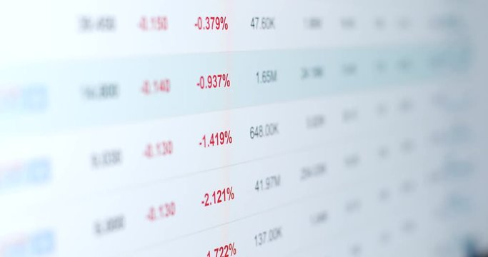 Stock market data information