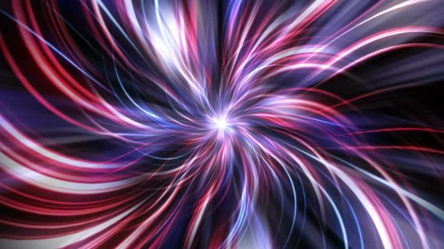 Electric Abstract Fibers Cable, Animation, Rendering, Background, Loop, 4k
