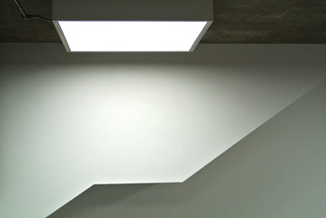 architectural detail of interior of modern building