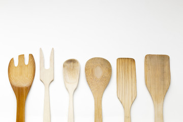 wood kitchen utensils