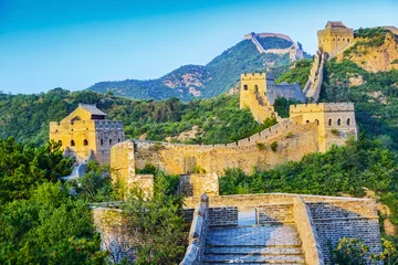 Crédence en verre imprimé Mur chinois La grande muraille de Chine