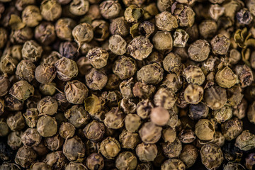 detail close up peppercorn background