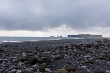 Dyrhólaey cliffs from afar.