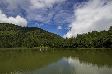 Fototapeta premium Borcka Karagol ( Black Lake ) Artvin, Turkey