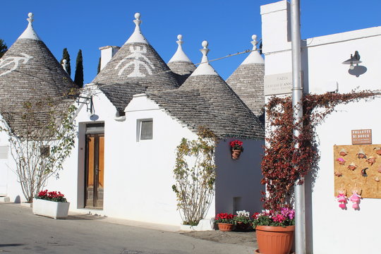 Trulli houses in Alberobello, Apulla Italy