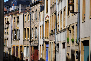 Metz, France - july 25 2016 : picturesque old city in summer