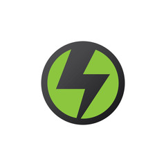 Electricity icon or logo vector design