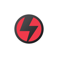 Electricity icon or logo vector design