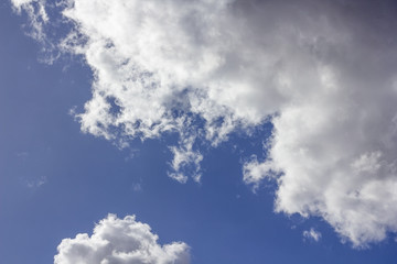 Blue sky with clouds