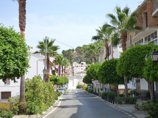 Fototapeta na wymiar Monda, pueblo de Andalucía, situado en la provincia de Málaga (España), en la Comarca de la Sierra de las Nieves. 