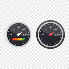 Guage icon. Credit score indicators and gauges vector set. Score vector icon