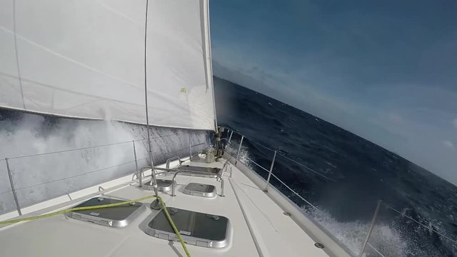 rough weather sailing