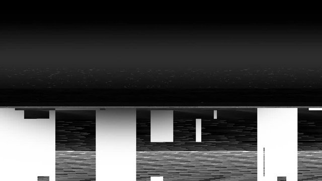 Bad tv vhs tape pattern 3.seamless animation of pixel sorting glitch effect for transitions, broadcast, podcast, LED screens, projections, audiovisual performance, music video, game design