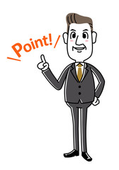 中年ビジネスマン｜チェックポイント