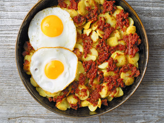 rustic corned beef hash
