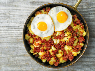 rustic corned beef hash