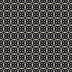 Geometric pattern in repeat. Fabric print. Seamless background, mosaic ornament, ethnic style.