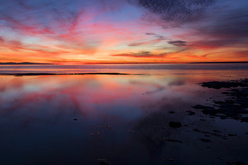 Sunrise at the desert in California