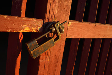 Korean traditional, Lattice window and lock of old technology