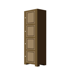perspective 3D looks of cabinet wardrobe clothes press