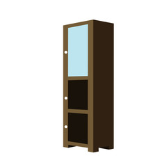 perspective 3D looks of cabinet wardrobe clothes press