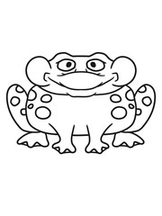 sitzend frosch klein süß niedlich quak comic cartoon clipart