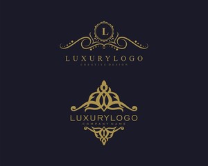 luxury logo designs template