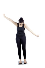 Arabian woman success to loss weight