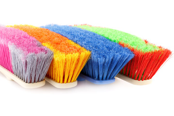 Colorful brooms