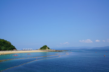 Fototapeta premium 伊王島海水浴場 コスタ・デル・ソル