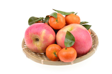Fresh fruits in a basket
