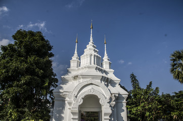 Fototapeta na wymiar Wat Suan Dok in Chiang Mai - Chiang Mai Temples and Attractions