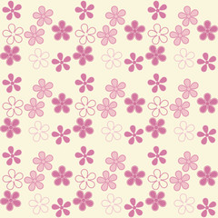 Vector flower seamless pattern background.  texture for backgrounds. seamless texture for wallpapers, textile, wrapping. Eps 10.