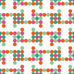 Seamless geometric pattern. Texture of dots. Textile rapport.