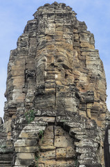 Stone Faces In Angkor Thom