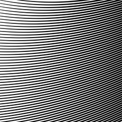 Black and White Wave Stripe Optical Abstract Background