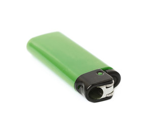 Plastic lighter isolated