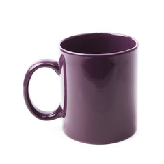 Ceramic cup isolated