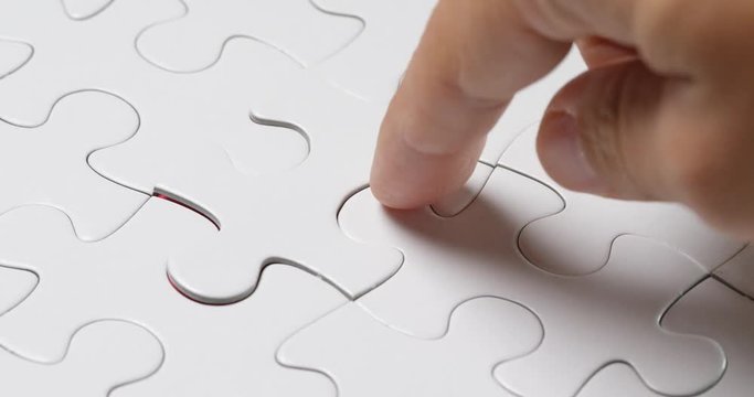 Putting the last pieces of white puzzle