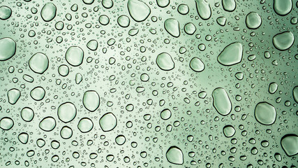 Rain drops on glass, Drops on glass background.