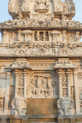 Ancient temple of Kanchipuram Kailasanathar temple and was built during 685-705AD using sandstone compound material contains a large number of carvings and shrines.	