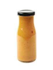 Mango sauce condiment isolated