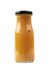 Mango sauce condiment isolated