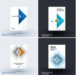 Abstract design of business vector brochure for brand printing