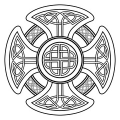 vector celtic cross