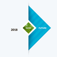 Abstract vector design elements for graphic layout